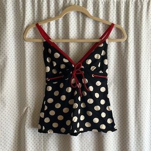 Women’s Polka Dot Swim Top